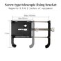 GUB Pro 2 Support de t&eacute;l&eacute;phone universel en aluminium pour v&eacute;los - Noir