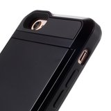 Etui Titulaire de la Carte Secret iPhone 6 6s Hardcase - Portefeuille - Portefeuille - Noir_