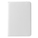 Étui rotatif en cuir blanc pour iPad mini 4 et iPad mini 5 (2019)_