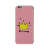 Rose Amsterdam Princess iPhone 6 6s cas étui couvercle de la couronne_