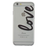 Coque transparente en TPU compatible avec iPhone 6 6s love cover_