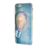Coque en TPU incandescente pour iPhone 6 6s - Étui pour ampoule industrielle_