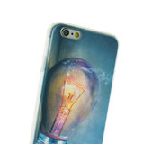 Coque en TPU incandescente pour iPhone 6 6s - Étui pour ampoule industrielle_
