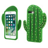 Coque en silicone cactus Coque iPhone 7 Plus 8 Plus - Vert_