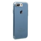 Coque transparente Baseus Simple Series pour iPhone 7 Plus 8 Plus - Bleu_