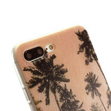 Tinystories Coque illustrée de palmiers peinte à la main iPhone 7 Plus 8 Plus - Palm Case_