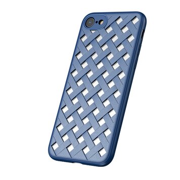 Coque en TPU tissé Baseus compatible avec iPhone 7 8 SE 2020 SE 2022 - Bleu