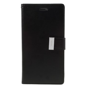 Mercury Goospery Leather compatible avec iPhone 7 Plus 8 Plus Walletcase 7 cartes - Noir Mercury Goospery Leather compatible avec iPhone 7 Plus 8 Plus Walletcase 7 cartes - Noir