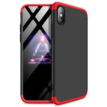 Housse de protection 360° la coque compatible avec iPhone XR - noir et rouge Housse de protection 360° la coque compatible avec iPhone XR - noir et rouge
