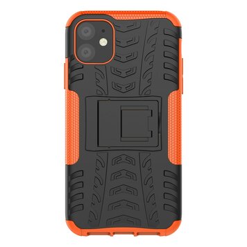 Coque hybride standard antichoc compatible avec iPhone 11 - Orange Coque hybride standard antichoc compatible avec iPhone 11 - Orange