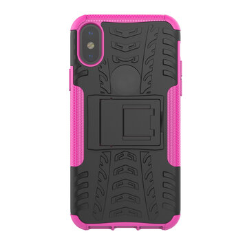 Coque de protection antichoc la coque compatible avec iPhone X XS - Or rose Coque de protection antichoc la coque compatible avec iPhone X XS - Or rose