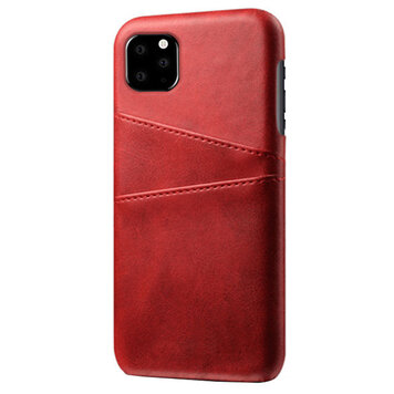 Duo Cardslot Wallet Portefeuille la coque compatible avec iPhone 11 - Protection Rouge Duo Cardslot Wallet Portefeuille la coque compatible avec iPhone 11 - Protection Rouge