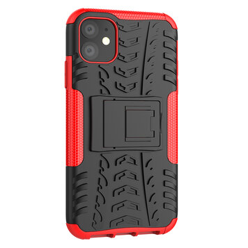 Coque de protection antichoc la coque compatible avec iPhone 11 - Rouge Coque de protection antichoc la coque compatible avec iPhone 11 - Rouge