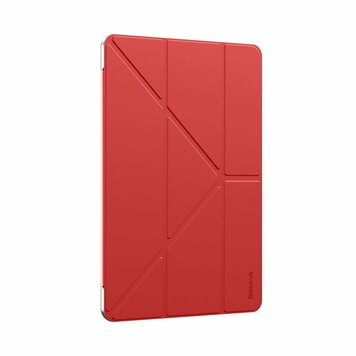 Baseus Jane Hybrid compatible avec iPad 10,2 pouces Cover Tri-Fold - Rouge Baseus Jane Hybrid compatible avec iPad 10,2 pouces Cover Tri-Fold - Rouge