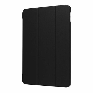 Just in Case Étui à trois volets avec fonction veille et réveil compatible avec iPad 9.7 2017 2018 - Noir