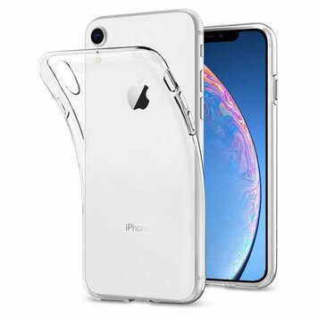Just in Case Coque en TPU flexible compatible avec iPhone XR - Transparente
