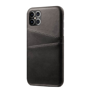 Étui en cuir artificiel Duo Cardslot Wallet compatible avec iPhone 12 Pro Max - noir Étui en cuir artificiel Duo Cardslot Wallet compatible avec iPhone 12 Pro Max - noir