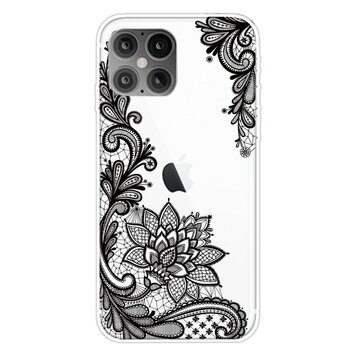 Coque en TPU fleur de henné compatible avec iPhone 12 Pro Max - transparente Coque en TPU fleur de henné compatible avec iPhone 12 Pro Max - transparente