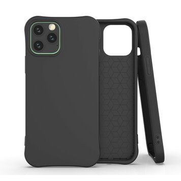 Coque souple en TPU compatible avec iPhone 12 et iPhone 12 Pro - noir Coque souple en TPU compatible avec iPhone 12 et iPhone 12 Pro - noir