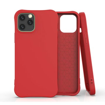 Coque souple en TPU compatible avec iPhone 12 Pro Max - rouge Coque souple en TPU compatible avec iPhone 12 Pro Max - rouge