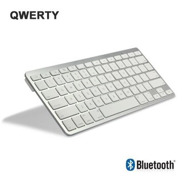 Clavier Bluetooth blanc clavier sans fil QWERTY