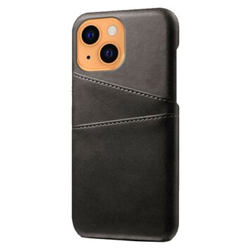 Étui en cuir artificiel Duo Cardslot Wallet compatible avec iPhone 13 - noir Étui en cuir artificiel Duo Cardslot Wallet compatible avec iPhone 13 - noir