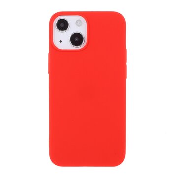 Coque fine en TPU compatible avec iPhone 13 - rouge Coque fine en TPU compatible avec iPhone 13 - rouge