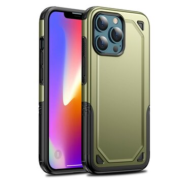 Pro Armor TPU avec étui robuste compatible avec iPhone 13 Pro Max - vert Pro Armor TPU avec étui robuste compatible avec iPhone 13 Pro Max - vert
