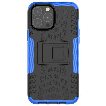 TPU antichoc avec étui robuste compatible avec iPhone 13 Pro Max - bleu et noir TPU antichoc avec étui robuste compatible avec iPhone 13 Pro Max - bleu et noir