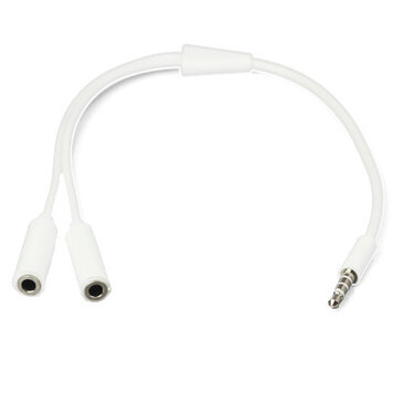 Répartiteur audio 3,5 mm compatible avec iPhone la musique d'ordinateur MP3 Répartiteur audio 3,5 mm compatible avec iPhone la musique d'ordinateur MP3