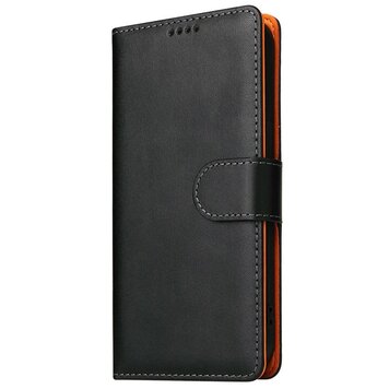 Étui portefeuille en cuir artificiel Bookcase compatible avec iPhone 14 - noir Étui portefeuille en cuir artificiel Bookcase compatible avec iPhone 14 - noir
