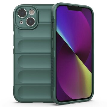 Coque en TPU Shock Absorb compatible avec iPhone 14 - vert Coque en TPU Shock Absorb compatible avec iPhone 14 - vert