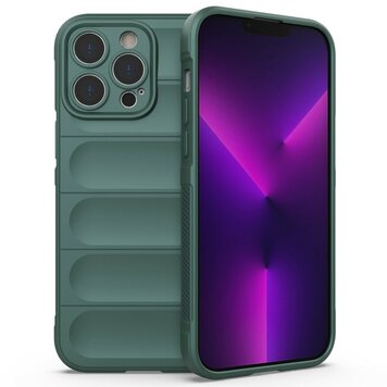 Coque TPU Absorbant les Chocs compatible avec iPhone 14 Pro Max - vert Coque TPU Absorbant les Chocs compatible avec iPhone 14 Pro Max - vert