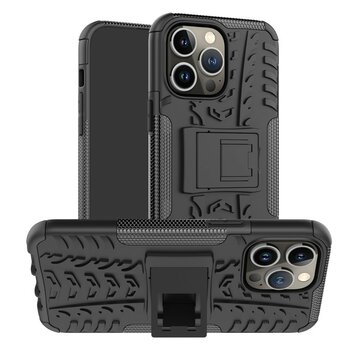 Étui Antidérapant En Plastique Antidérapant Et TPU compatible avec iPhone 14 Pro - Noir Étui Antidérapant En Plastique Antidérapant Et TPU compatible avec iPhone 14 Pro - Noir