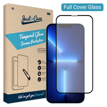 Just in Case Full Cover Verre Trempé compatible avec iPhone 13 Pro Max - verre trempé Just in Case Full Cover Verre Trempé compatible avec iPhone 13 Pro Max - verre trempé