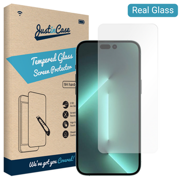 Just in Case Verre Trempé compatible avec iPhone 14 Pro - verre trempé Just in Case Verre Trempé compatible avec iPhone 14 Pro - verre trempé