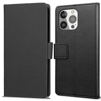 Étui portefeuille Just in Case compatible avec iPhone 13 Pro - noir Étui portefeuille Just in Case compatible avec iPhone 13 Pro - noir