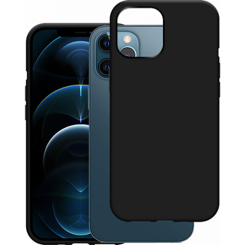 Just in Case Coque en TPU souple compatible avec iPhone 12 Pro Max - noir Just in Case Coque en TPU souple compatible avec iPhone 12 Pro Max - noir