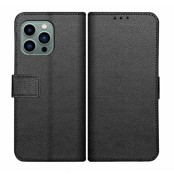 Étui portefeuille Just in Case compatible avec iPhone 14 Pro Max - noir Étui portefeuille Just in Case compatible avec iPhone 14 Pro Max - noir