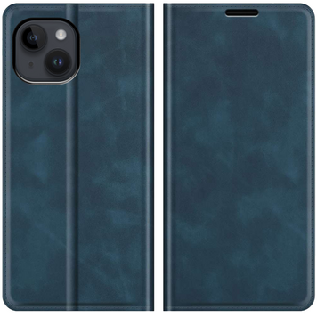 Just in Case Wallet Case Étui magnétique compatible avec iPhone 14 Plus - bleu Just in Case Wallet Case Étui magnétique compatible avec iPhone 14 Plus - bleu