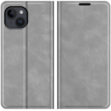 Just in Case Wallet Case Étui magnétique compatible avec iPhone 14 Plus - gris Just in Case Wallet Case Étui magnétique compatible avec iPhone 14 Plus - gris