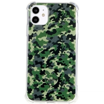 Coque en TPU Army Camouflage Survivor compatible avec iPhone 11 - Vert Armée Coque en TPU Army Camouflage Survivor compatible avec iPhone 11 - Vert Armée