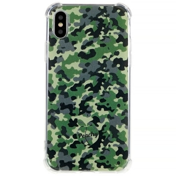 Coque en TPU Army Camouflage Survivor compatible avec iPhone X et XS - Vert Armée Coque en TPU Army Camouflage Survivor compatible avec iPhone X et XS - Vert Armée