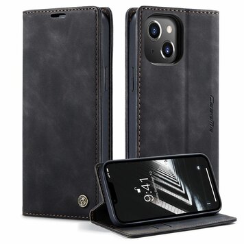 Caseme Retro Wallet Case compatible avec iPhone 15 Plus - noir Caseme Retro Wallet Case compatible avec iPhone 15 Plus - noir