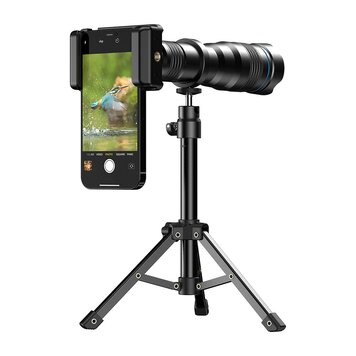 Téléobjectif monoculaire Apexel 36X avec trépied pour appareil photo de téléphone pour l'observation des oiseaux Téléobjectif monoculaire Apexel 36X avec trépied pour appareil photo de téléphone pour l'observation des oiseaux