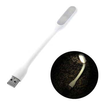 Lampe LED USB 2.0 portable, flexible, gadget de bureau portable, lampe blanche