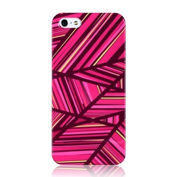 Série GGMM IML la coque compatible avec iPhone 5 5s SE 2016 - Lignes de coque rigide rose Série GGMM IML la coque compatible avec iPhone 5 5s SE 2016 - Lignes de coque rigide rose