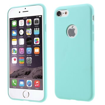 Coque en silicone bleu clair compatible avec iPhone 7 8 coque bleu clair Coque bleu uni Coque en silicone bleu clair compatible avec iPhone 7 8 coque bleu clair Coque bleu uni