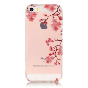 Blossom TPU compatible avec iPhone 5 5s SE 2016 - Transparent - Branches de fleurs - Fleurs Blossom TPU compatible avec iPhone 5 5s SE 2016 - Transparent - Branches de fleurs - Fleurs