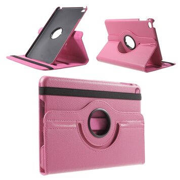 Étui rotatif en cuir rose compatible avec iPad mini 4 et à l'iPad mini 5 (2019) Étui rotatif en cuir rose compatible avec iPad mini 4 et à l'iPad mini 5 (2019)